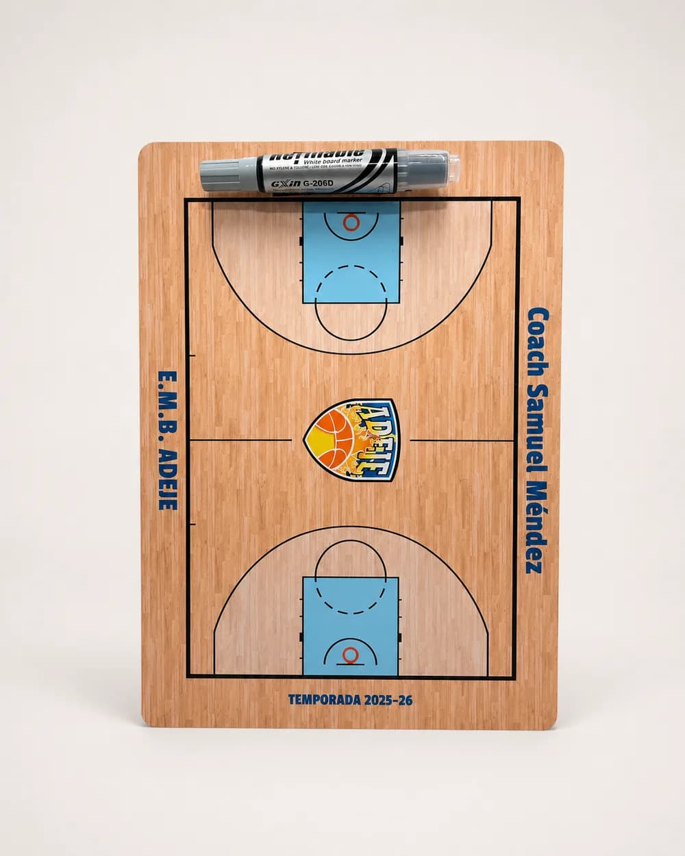 Quadro personalizado de uma equipa